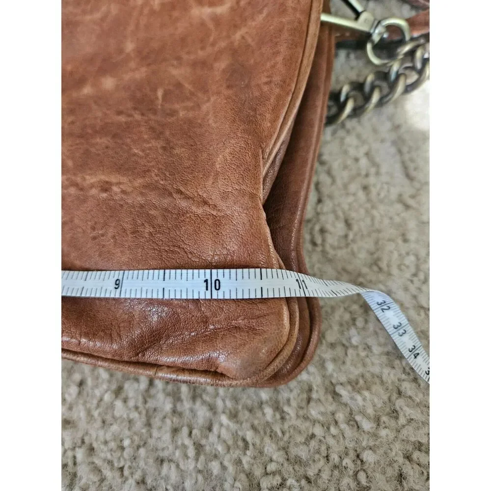 Maxon collection brown Italian leather purse